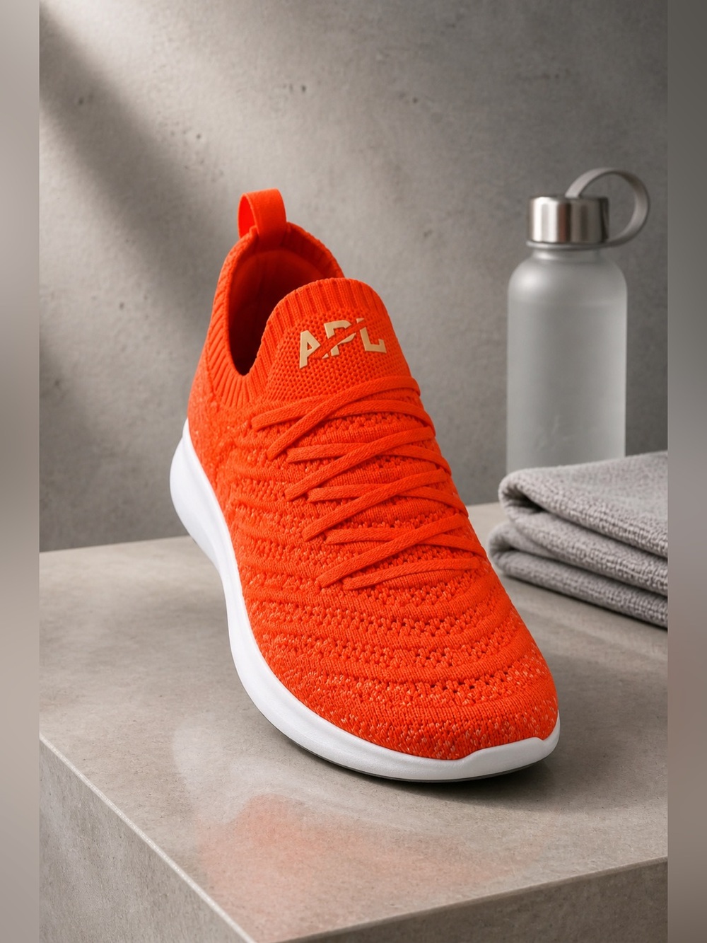 NIB APL Unisex Techloom Wave Impulse Red - Athletic Tennis Shoe - Youth 4